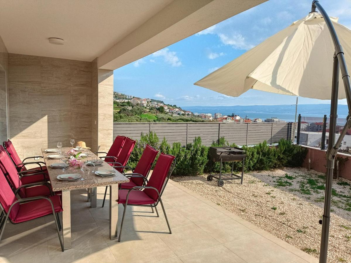 פודסטראנה Modern Villa With Jacuzzi, Beautiful Sea View, Near Split! Villa 36A מראה חיצוני תמונה