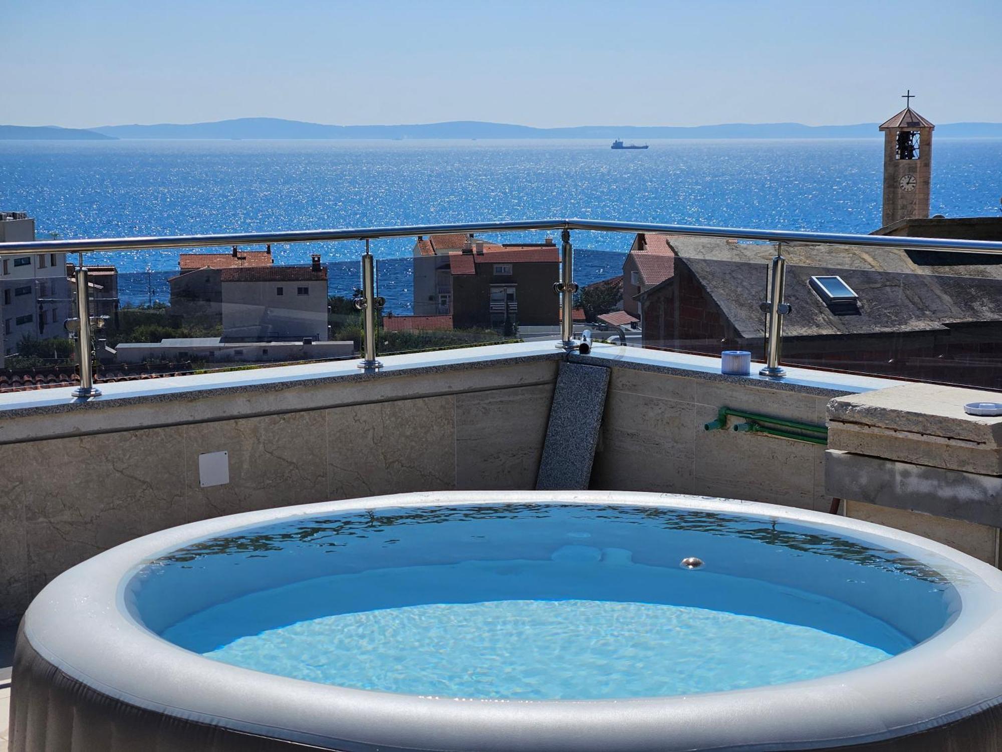 פודסטראנה Modern Villa With Jacuzzi, Beautiful Sea View, Near Split! Villa 36A מראה חיצוני תמונה